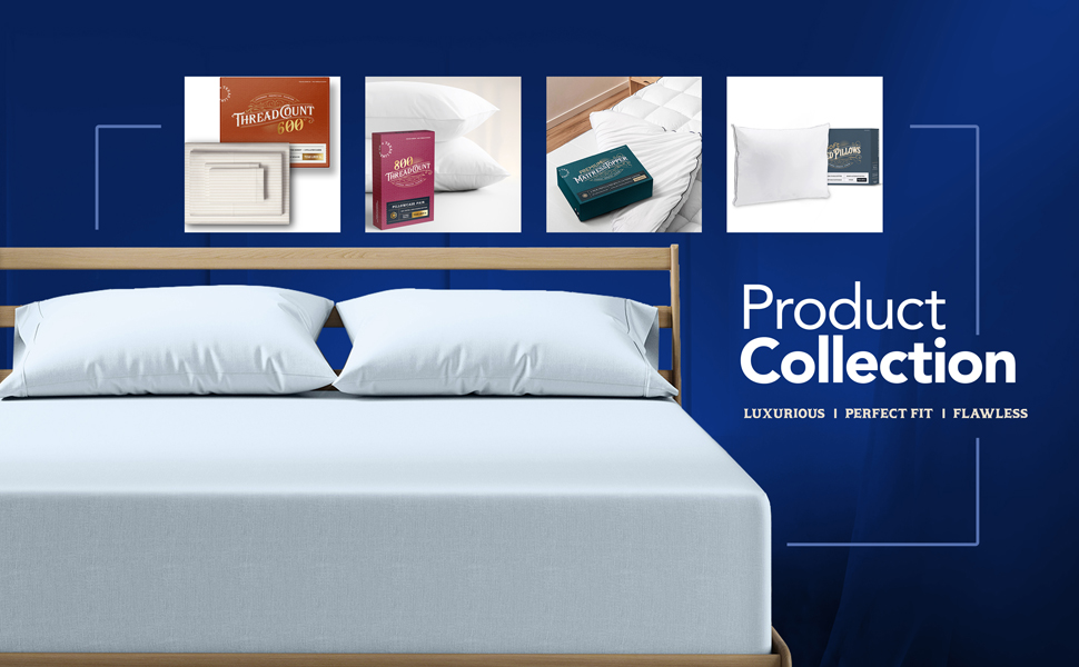 TEXAS LINEN CO. 100 Egyptian Cotton Deep Pocket California