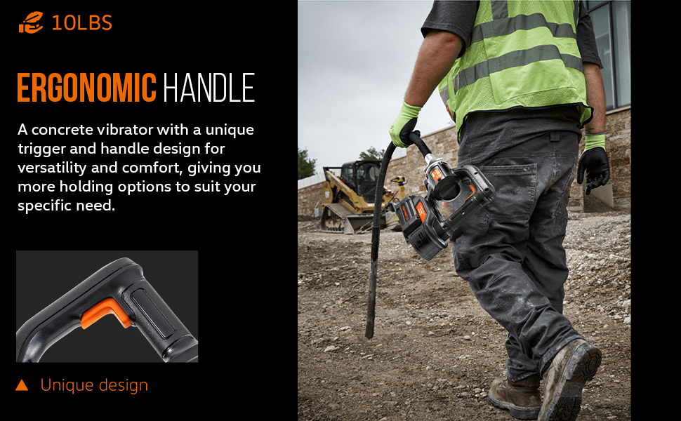 SuperHandy Concrete Vibrating Power Tool, 13k VPM, 4.9’ Ft