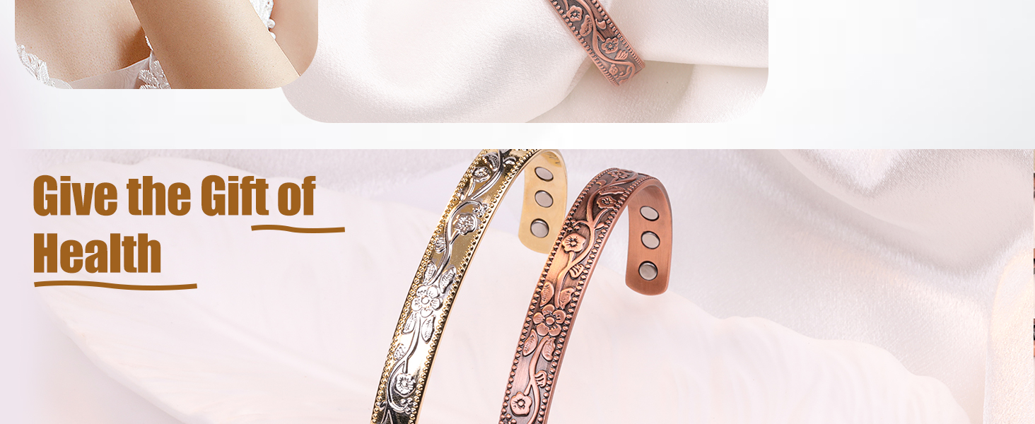 magnetic copper bracelets for women