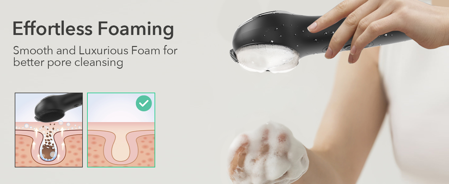 smooth and luxurious foam for better pore cleansing
