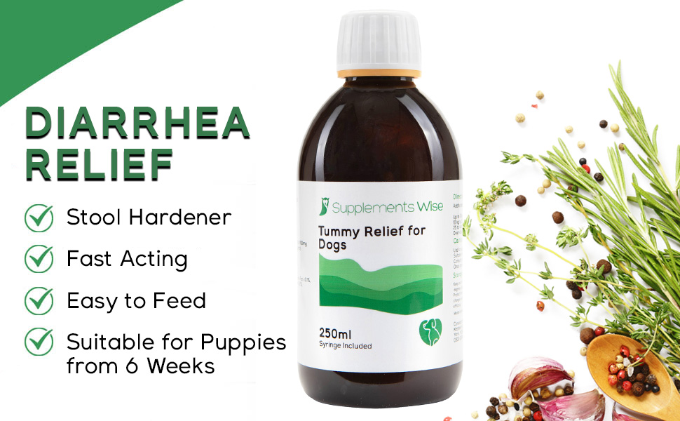 Tummy Relief for Dogs Puppy and Dog Diarrhea Treatment Stomach