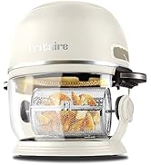 Fritadeira a ar fritadeira com visibilidade 360, autolimpante, 5 quartos, livre de BPA, botões de toque único, 4...