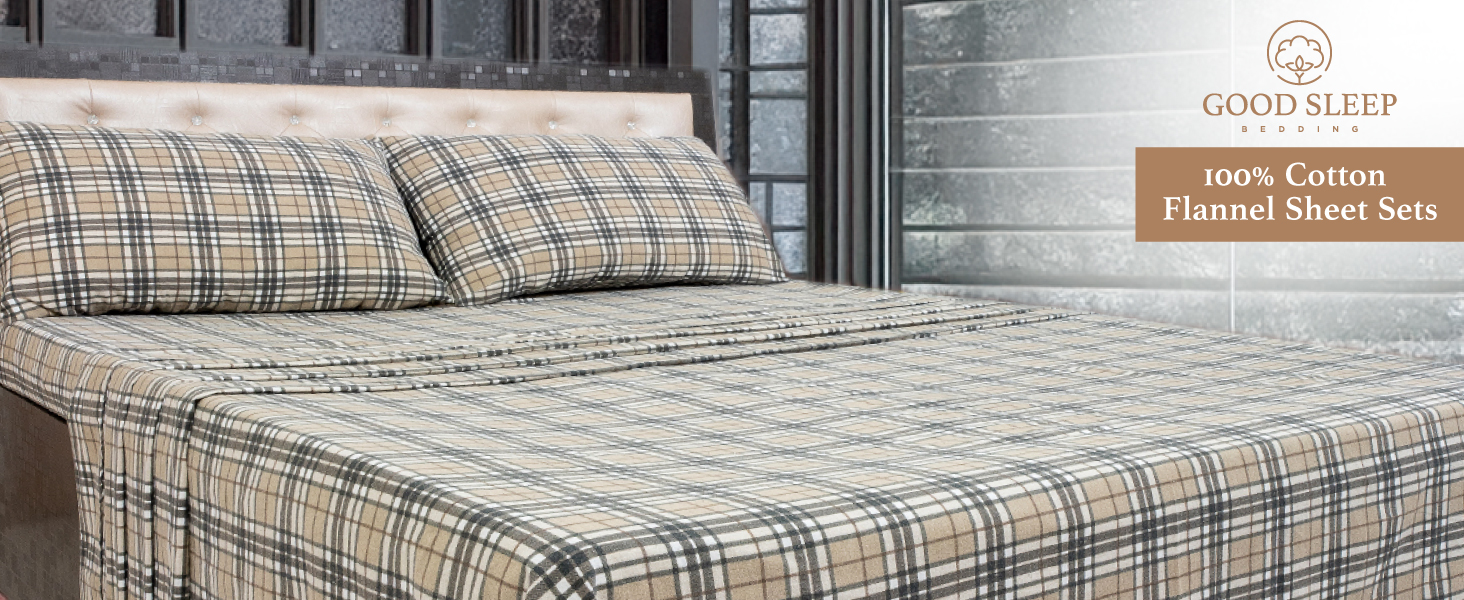 Good Sleep Bedding Flannel Twin XL Sheets 100 Brushed