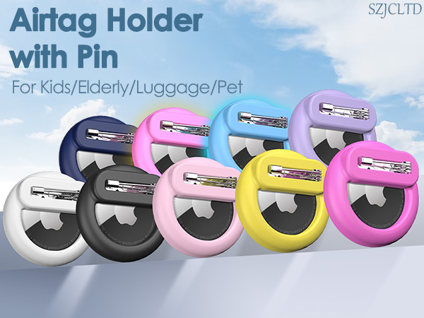 Amazon.com: SZJCLTD Tracker Holder for AirTag with Pin, Safe