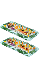 2 Pcs Inflatable Serving Bars with Drain Plug