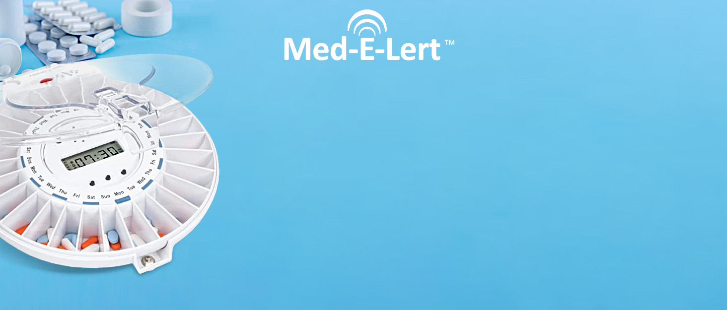 MedELert Premium Automatic Pill Dispenser, Electronic