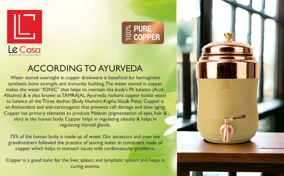 Copper Water Dispenser 5 Litre