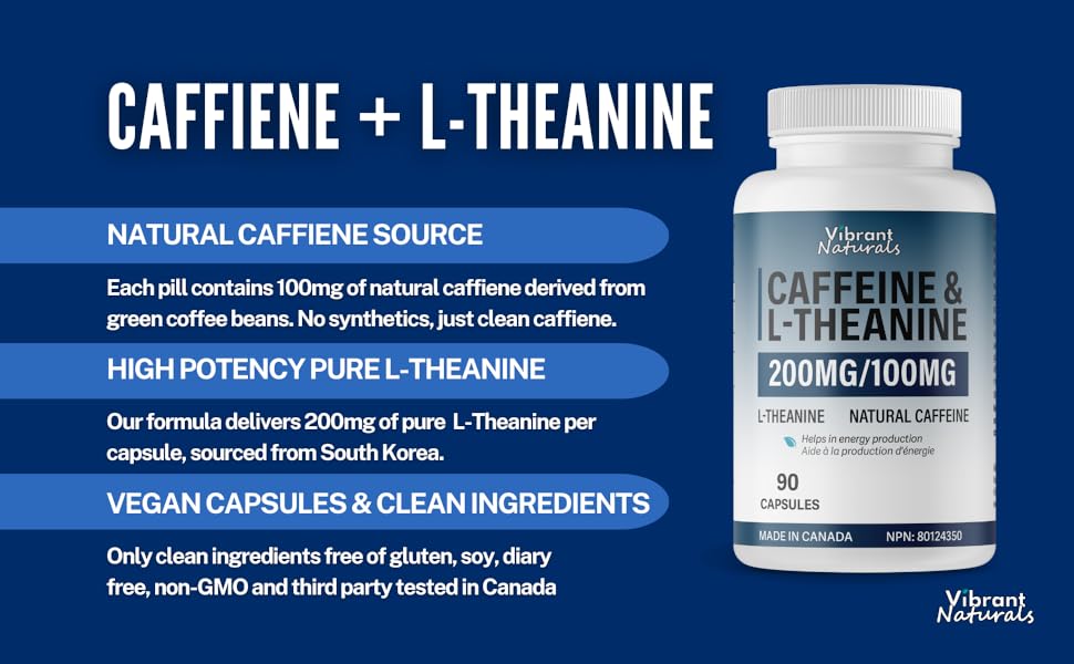 Caffeine Pills With L-Theanine - Focused Energy, Mental Alertness - Which Brand Is The Best L Theanine