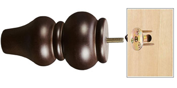 6 inch wood Furniture legs