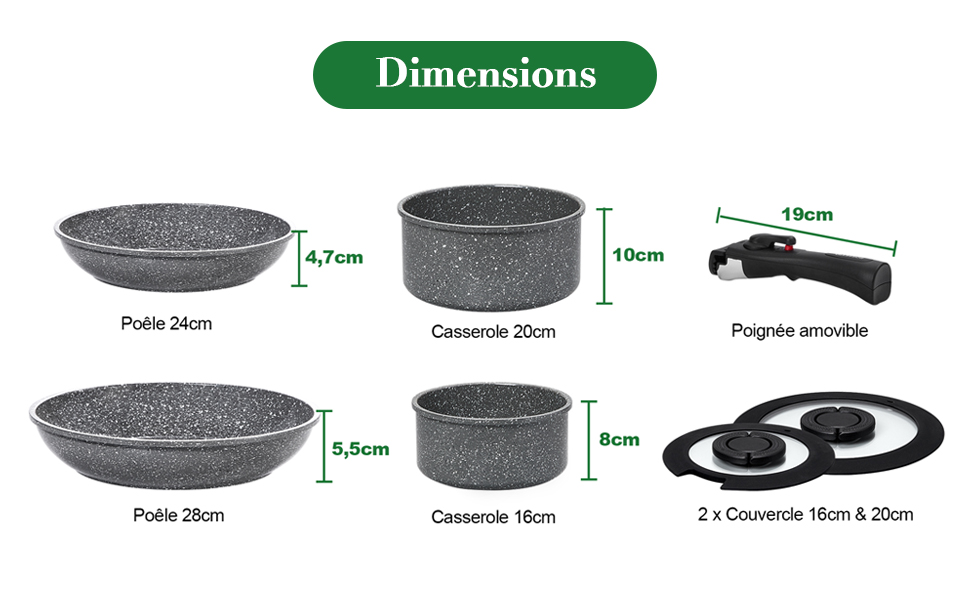 ESEVOLO Batterie de cuisine Gris induction Antiadhésif Ceramique PFAS Revêtement Empilable Poignées Amovibles Lot Casser Ecaa8d9f 760f 459b 9d88 35c5a13048bb. CR0,0,970,600 PT0 SX970 V1