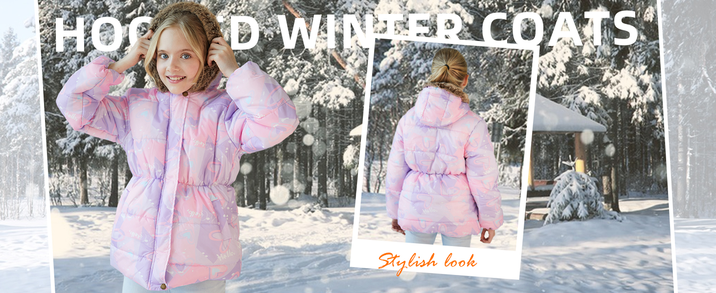 Kids Girls Puffer Jacket