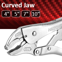 curved jaw locking pliers