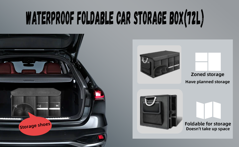 Trunk Organizer For Car