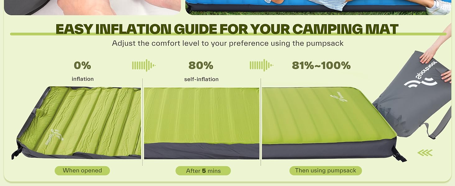 self inflating air mattress