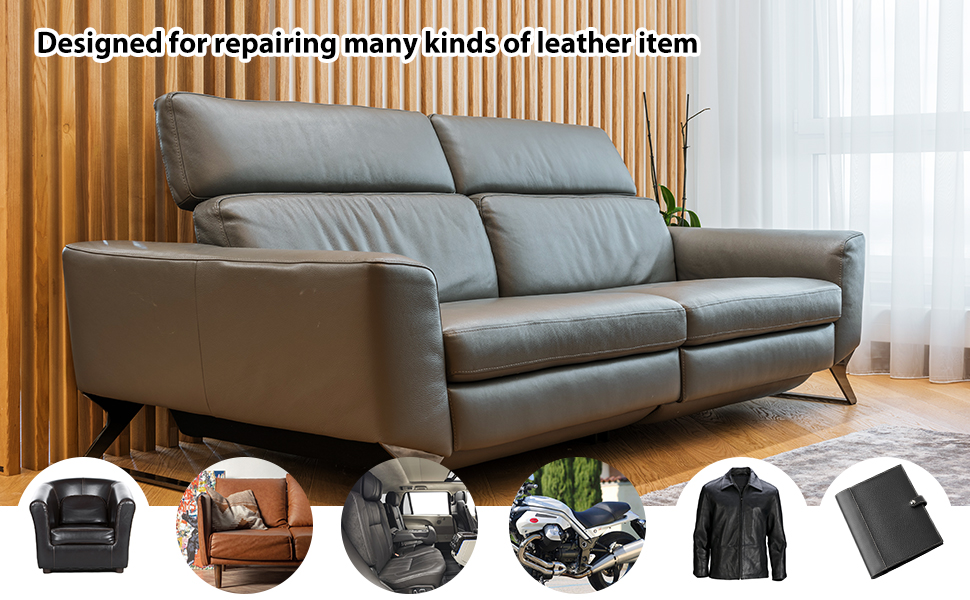 Leather Repair Patch Durable Leather Sheet for Sofa, Couch, Furniture, Car Seats, Repair Tape