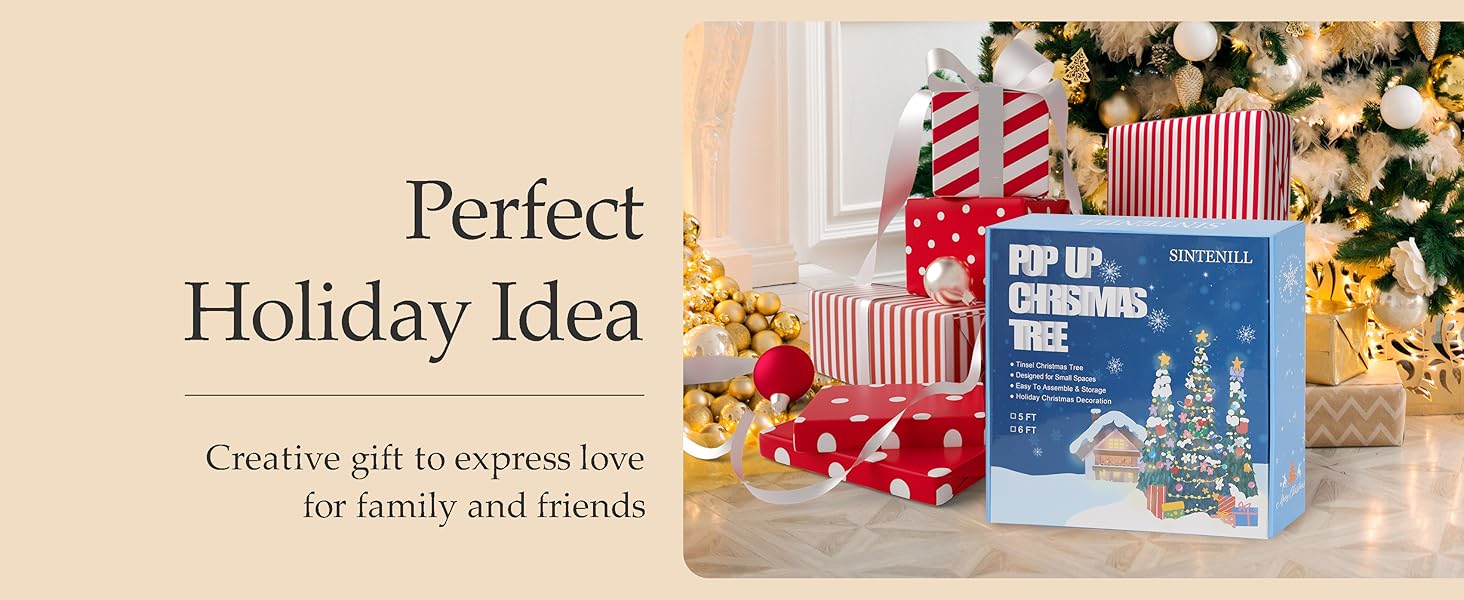 6 FT Pop Up Christmas Tree