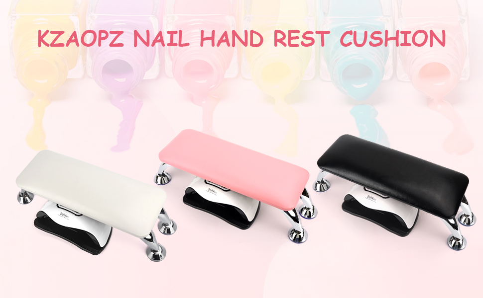Big Arm Rest for Nails Cushion, Microfiber Leather Hand