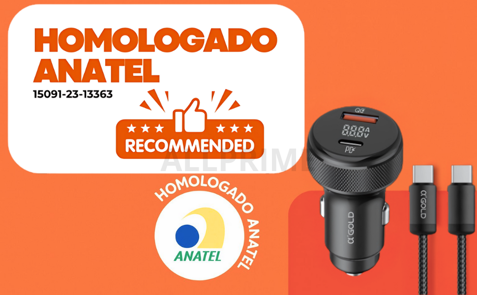 Carregador veicular turbo, Carregador veicular, carregador carro, carregador carro turbo