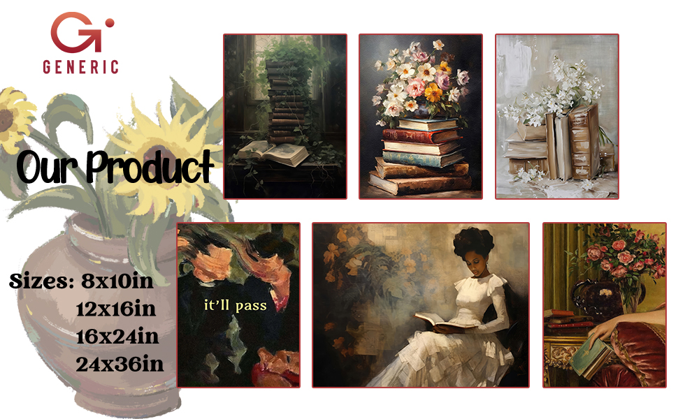 Victorian Antique Book Posters