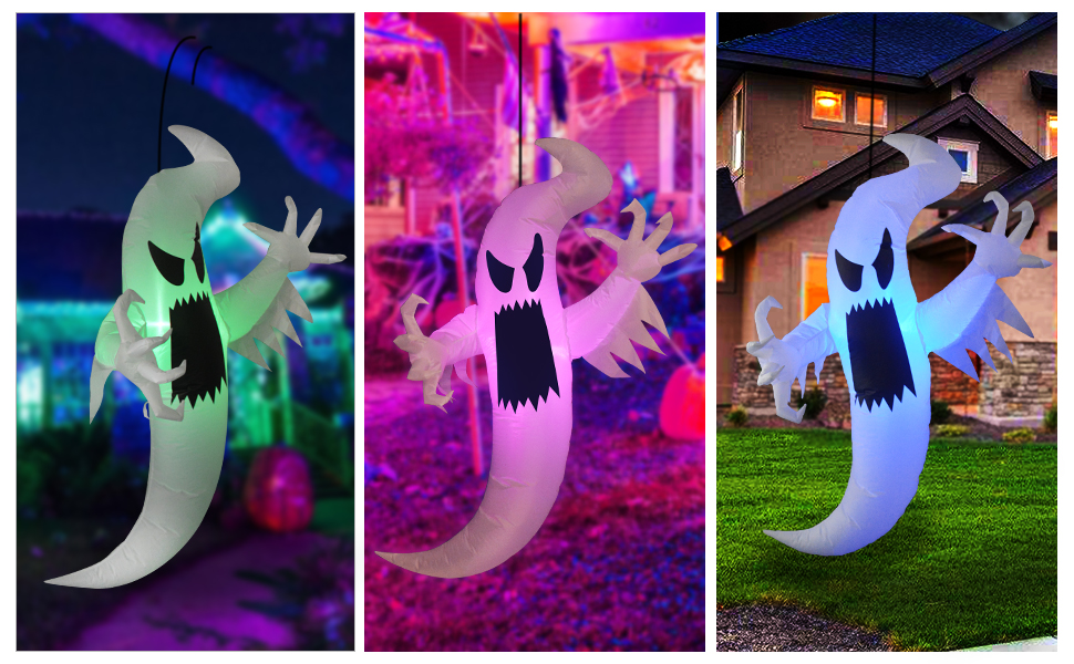 Halloween inflatable hanging ghost