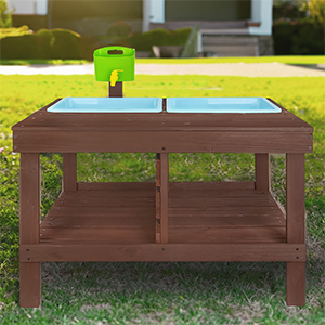 wonkawoo wooden sand and water table durable construction