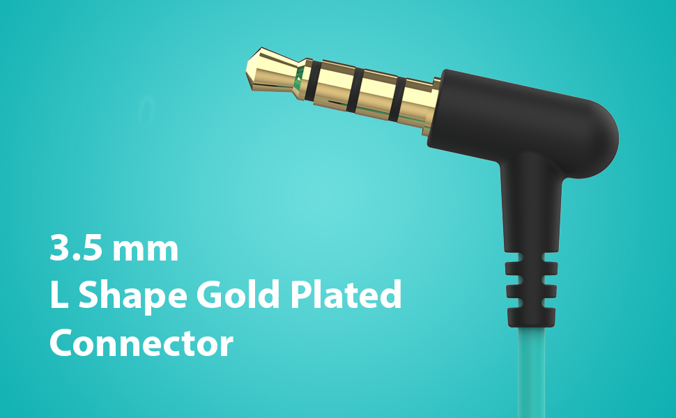 mozu audiology 101 3.5mm gold plated L shape connector