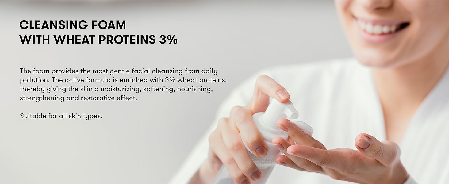 Sane - Cleansing Foam with Wheat Proteins 3% - 5.07 fl oz