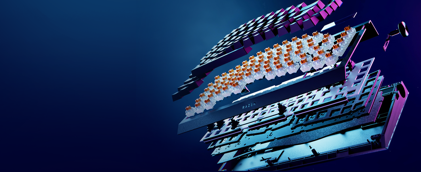 Razer BlackWidow V4 Pro 75 Wireless Gaming Keyboard OLED