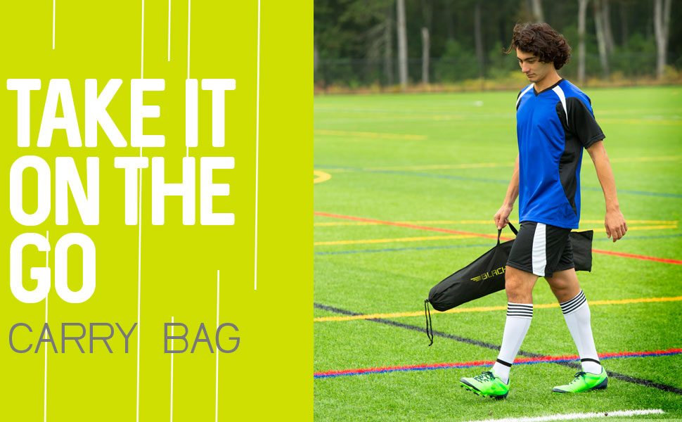 Franklin Sports Portable Soccer Goal Blackhawk PopUp Folding Soccer