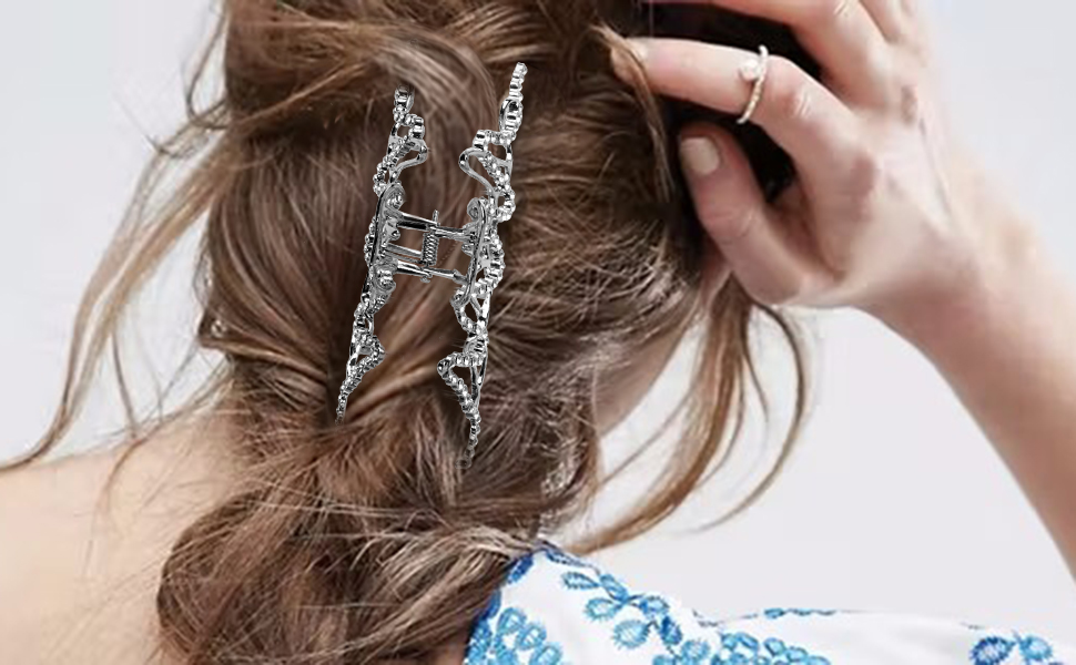 CROWN GUIDE Large Hair Claw Clips for Thick Hair Long