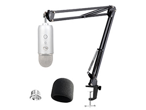 Blue Yeti X BM600X + アーム + ポップフィルター Amazon | Blue (ブルー) イエティ マイク (黒一色) Knox Gear