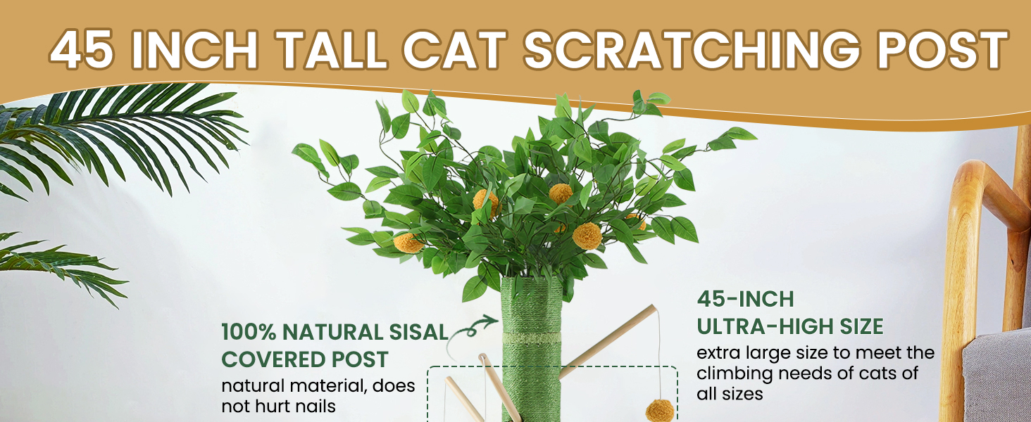 tall cat scratching post