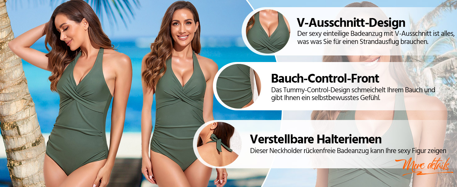 V Ausschnitt Rückenfrei 