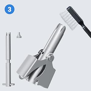 Use the brush to remove hair from your nose trimmer & Rinse with water after disassembly