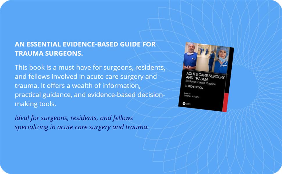 Acute Care Surgery and Trauma: 9781032326986: Medicine