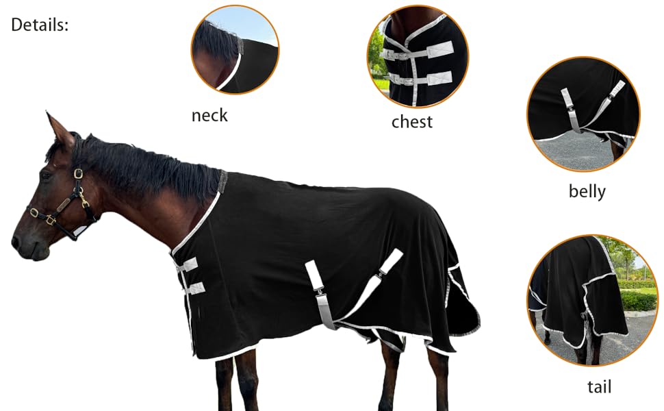 polar fleece horse blanket