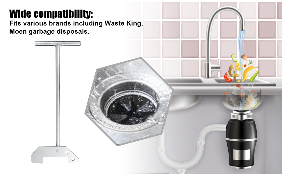 EZYPAK Garbage Disposer Unjamming Wrench 丨Garbage Disposal Wrench