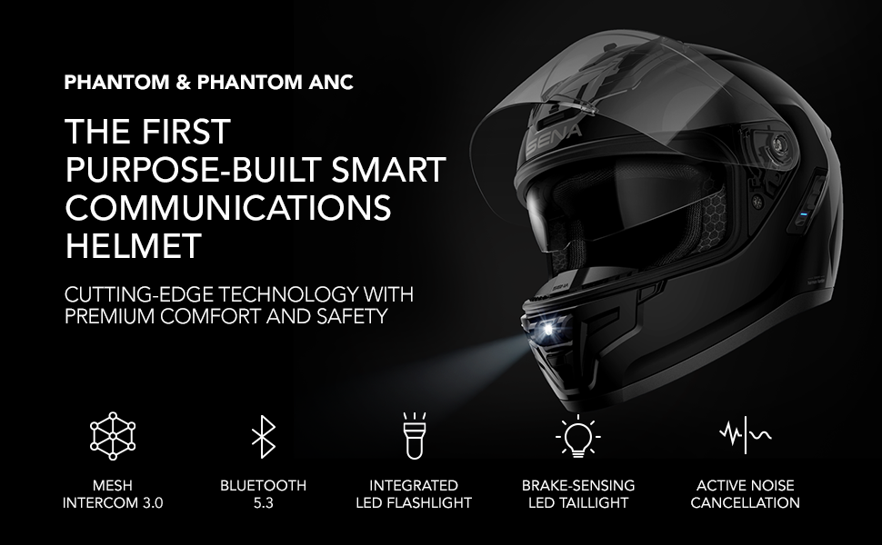 Sena Phantom ANC and Mesh Communication