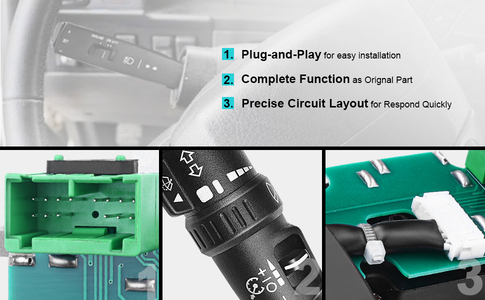 APremium Turn Signal Switch Cruise Control Switch Console Multi