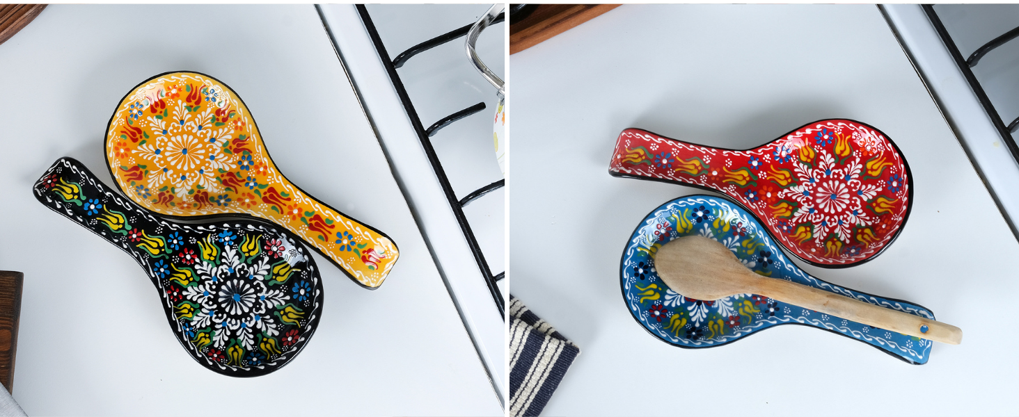 Spoon rest Spoon holder Spoon holder for kitchen counter Spoon rest for stove top