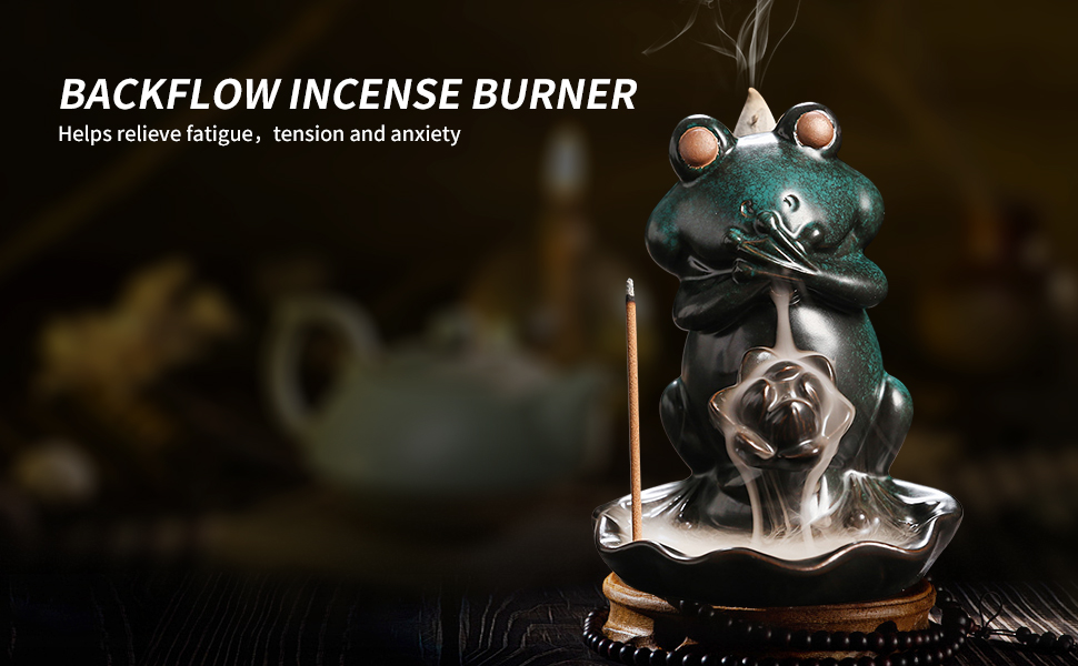 Ceramic Backflow Incense Burner Waterfall Incense Holder