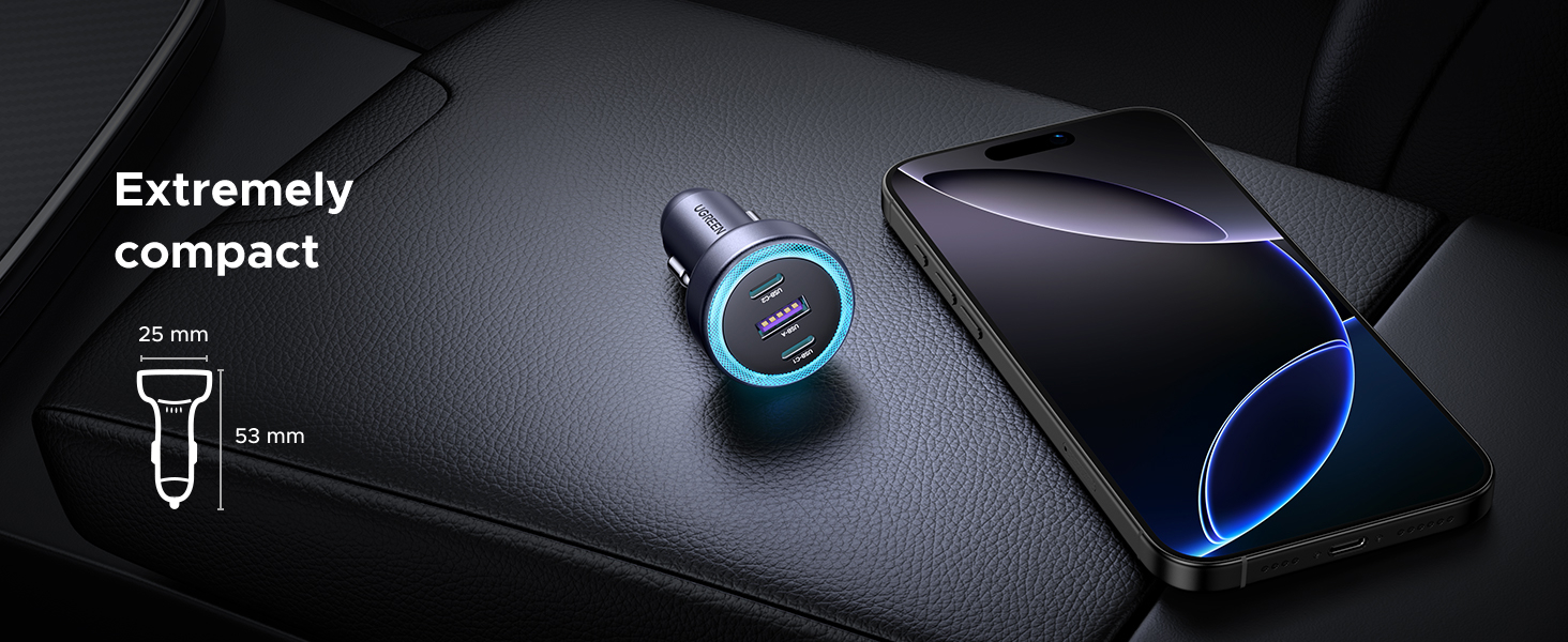 compact car charger