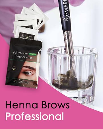 Marie-José & Co Assorted Henna Eyebrow Dye, Eyebrow Spot Coloring