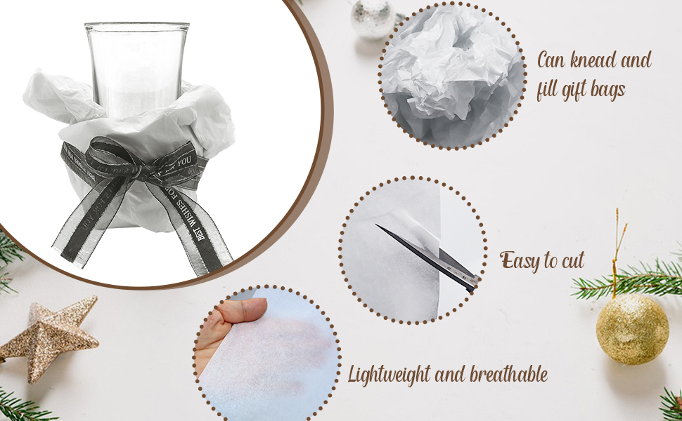 RYKOMO 200 Sheets 20 x 30 Inch Acid Free Tissue Paper for Storage, Unbuffered No