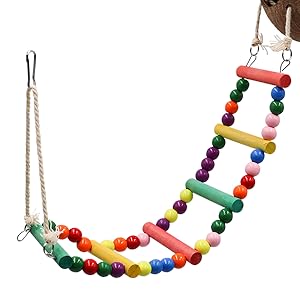 Natural Coconut Reptile Hideout with Ladder