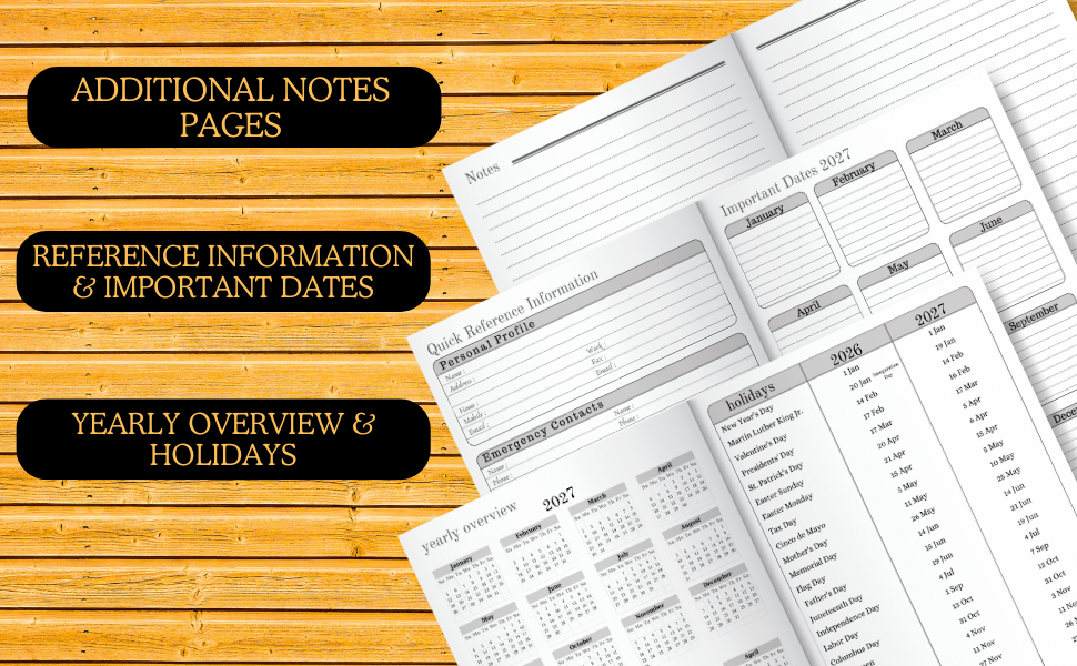 2026 monthly planner
