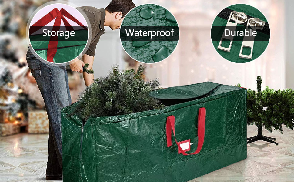Heavy Duty Christmas Tree Bag, Artificial Christmas Tree Storage Bag