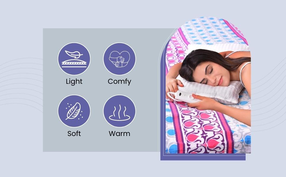 Buy Expressions Electric Bed Warmer Electric Under Blanket Single