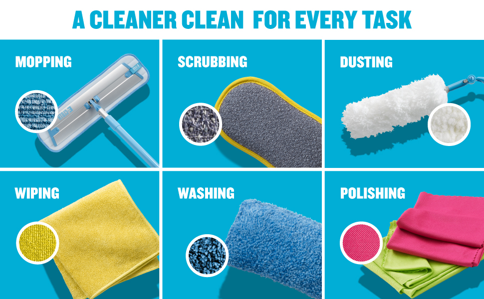 ECloth Starter Pack, Premium Microfiber Cleaning Cloths, Great