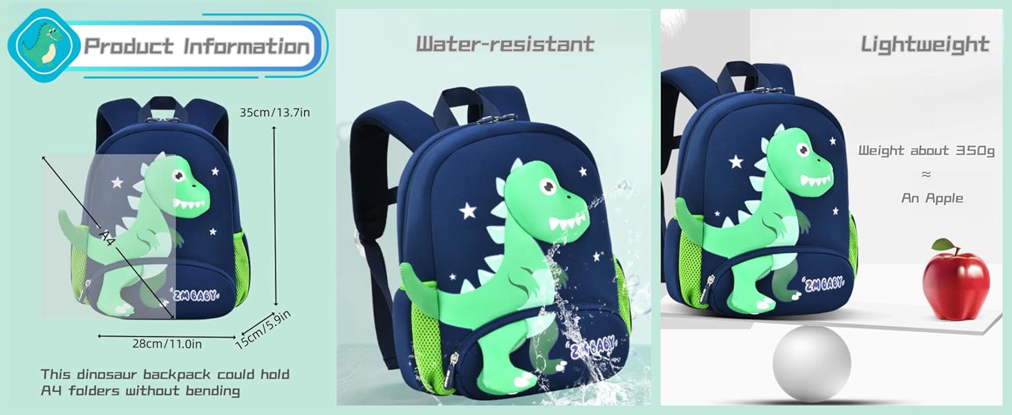 dinosaur toddler backpack for boys
